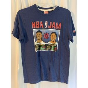 Homage NBA Jam Zion Williamson/Jrue Holiday New Orleans Pelicans Shirt Small
